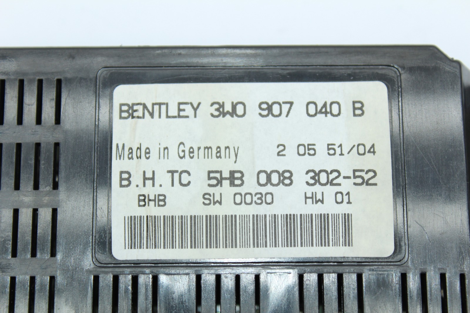 2003-2007 Bentley Continental GT Coupe AC A/C Heater Control Module OEM