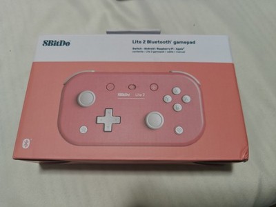 New 8Bitdo Lite 2 Wireless Gamepad  Controller Switch Android Raspberry Pi Pink