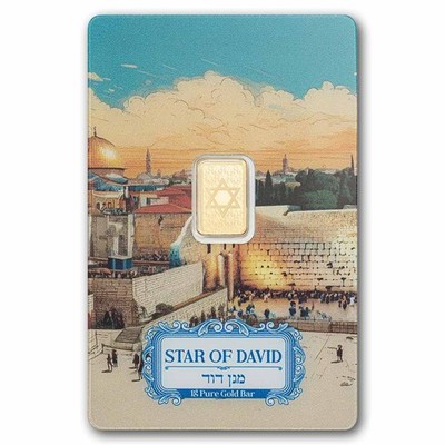 1 gram Gold Bar - PAMP Suisse Star of David | eBay
