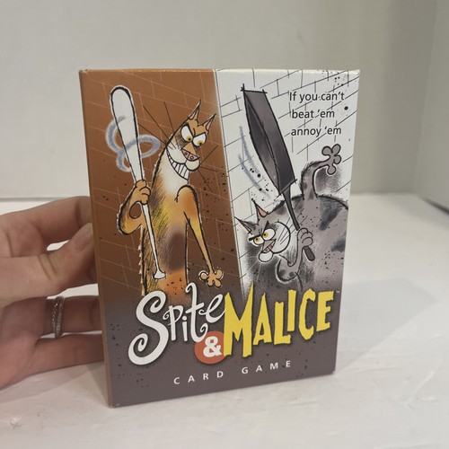 Spite & And Malice Double Deck Card Game Parker Brothers Hasbro 2002 COMPLETE