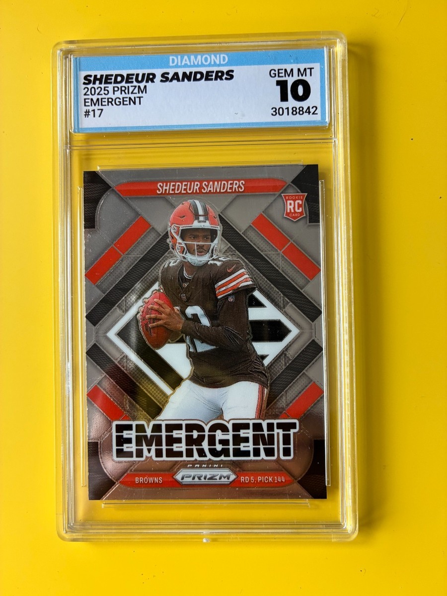 2025 Panini Prizm - Emergent Shedeur Sanders #17 (RC) for sale