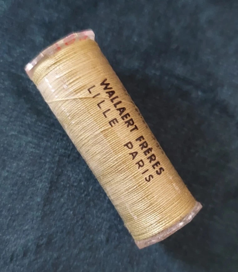 Bobine fil coton super simili ciseaux Wallaer frères Lille vert clair - Photo 2/3