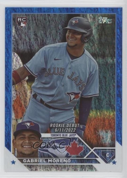 2023 Topps Update Rookie Debut Blue Foil 946/999 Gabriel Moreno #US290 10b9