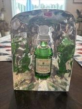 vintage miniature bottle of Tanqueray Special Dry English Gin, Incased In Glass