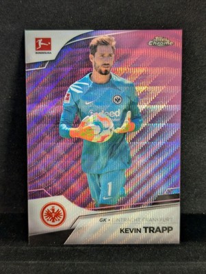 2022-23 Topps Chrome Bundesliga Pink Wave Refractor 1/75 Kevin Trapp #32 1st Prt