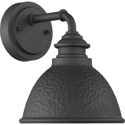 Progress Lighting Englewood 1 Light Black Outdoor Farmhouse Wall Lantern