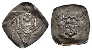 FITZ RDR ÖSTERREICH FRIESACHER PFENNIG SALZBURG SILBER Ca19a 13mm 0 57g ±QQQ1955