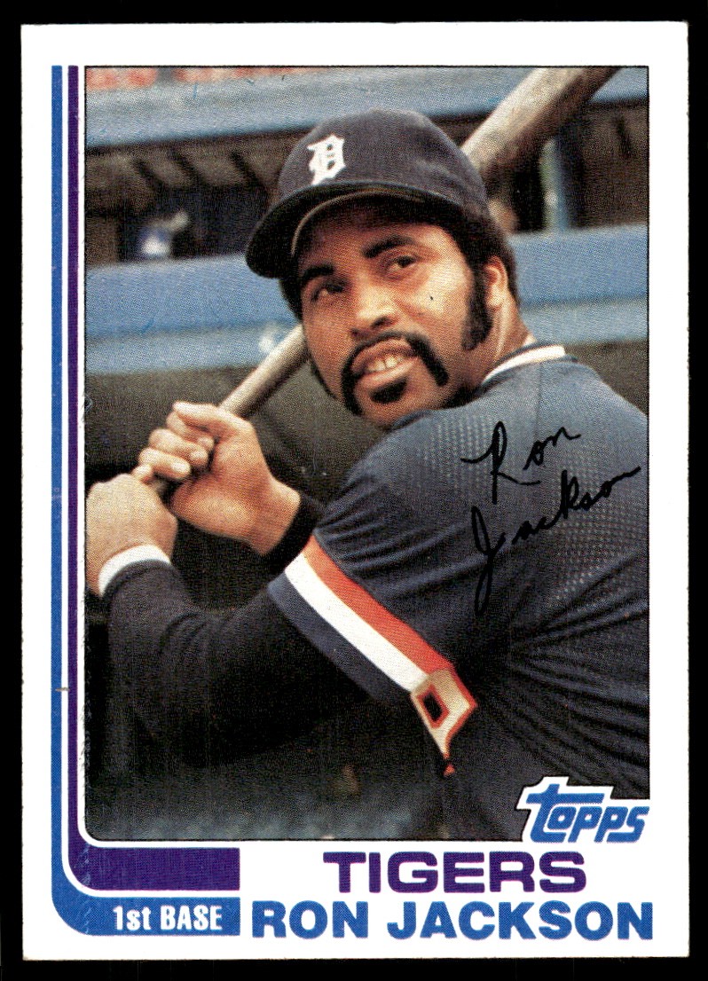 Ron Jackson 1982 Topps #488 Detroit Tigers MLB READ FREE SHIPPING AutographDen