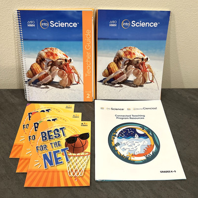 HMH Into Science Grade 2 Teacher Guide Student Book & 3 Readers NEW