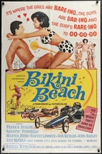 Bikini Beach (1964) Original Folded Movie Poster
