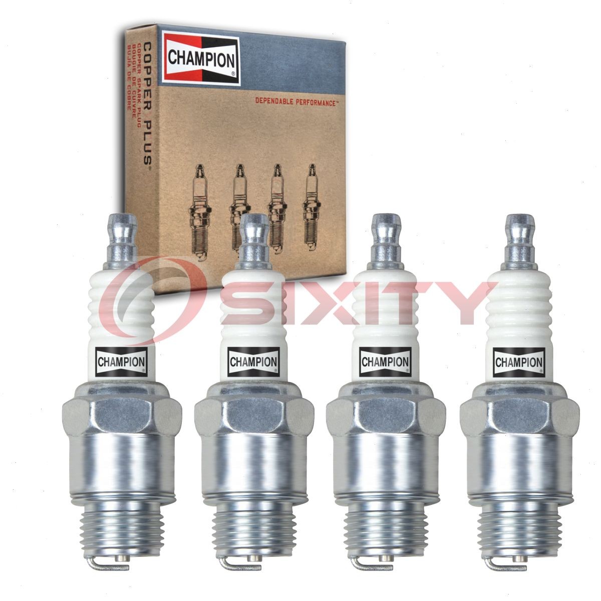 4 pc Champion Industrial Spark Plugs for 1930-1941 Austin Bantam Ignition ox