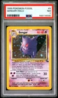 1999 POKEMON FOSSIL #5 GENGAR-HOLO PSA 7