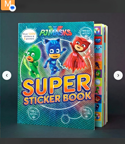 PJ Masks Super Sticker Book - Over 1,000 Stickers & 8 Posters