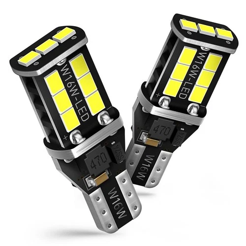 AUXITO 912 T15 921 White LED Reverse Backup Light Bulb Canbus Error Free 6000K