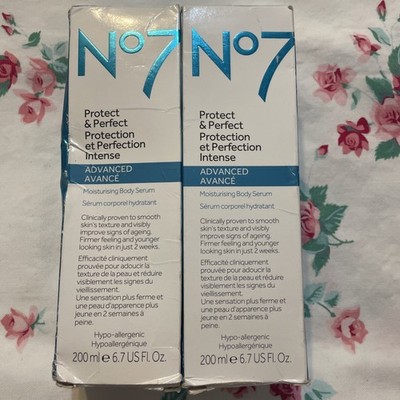 No7 Protect&Perfect Protection Advanced Moisturising Body Serum 6.7oz SEALED SEE