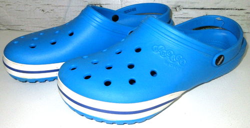 Crocs Jibbitz Men Size 13 U.S. New With Tags / Blue & White - Picture 7 of 12
