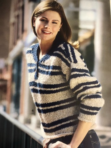 Carefree Sweaters Knit Knitting Patterns Book Hooded Pullover Cardigan Vest ++++ - Picture 4 of 11