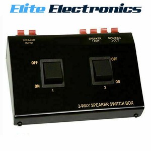 2 zone speaker selector