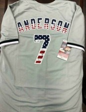 Tim Anderson Signed Autograph Stars And Stripes Custom Jersey White Sox JSA