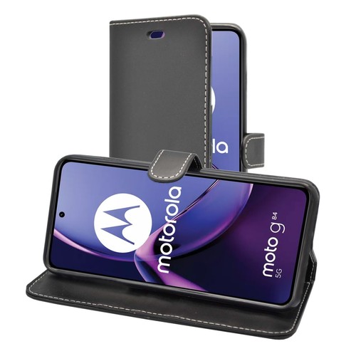 Para Motorola G84 5G Billetera Libro Abatible Folio Cuero PU Teléfono Estuche Cubierta - Imagen 17 de 48