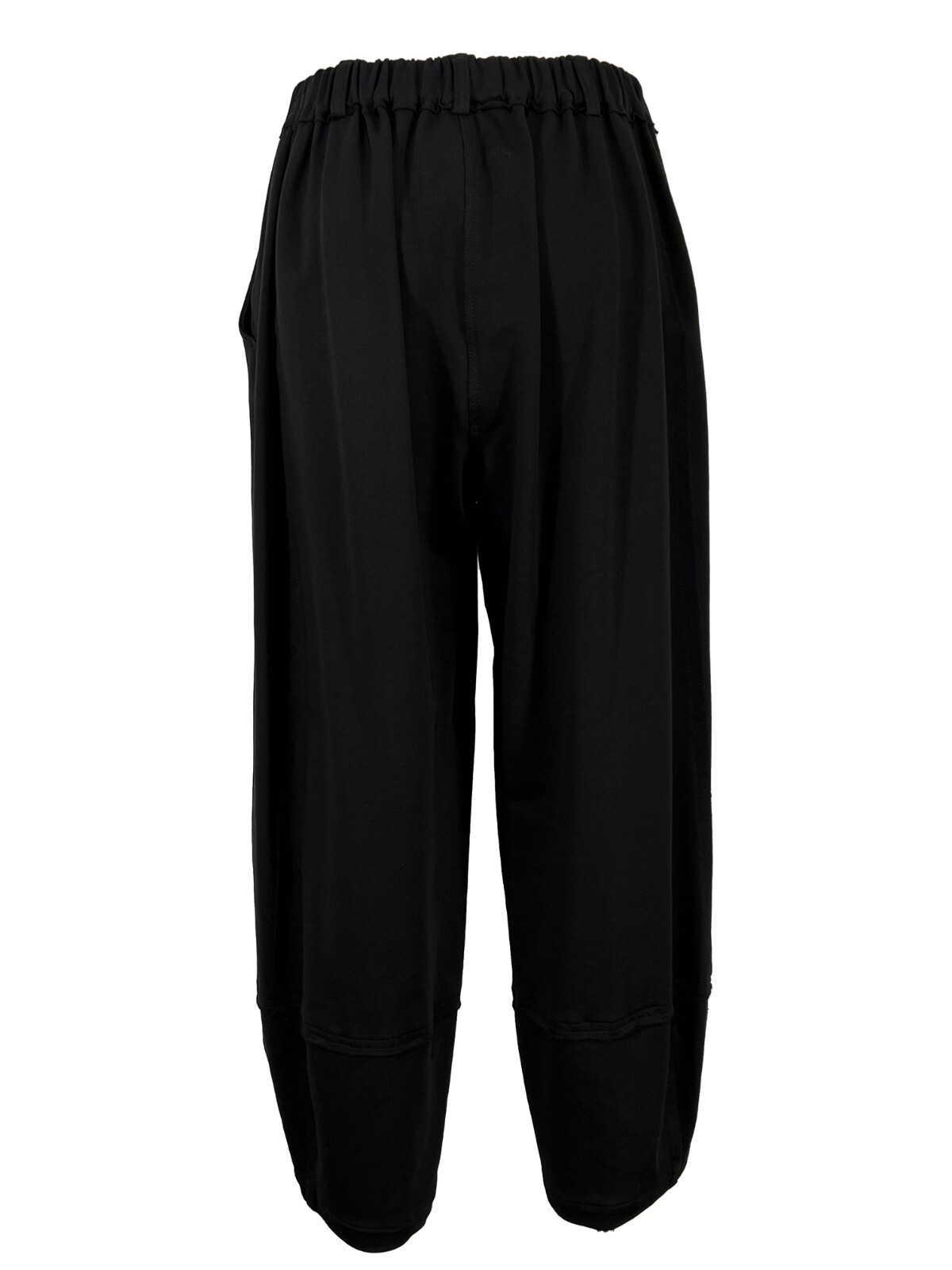 TADASHI pantalone donna felpa garzata nera TAI235008 95% хлопок СДЕЛАНО В ИТАЛИИ