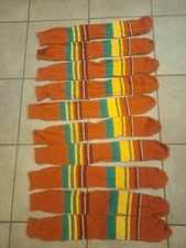 5 Pair Unworn Vintage 1950s Multi Colored Socks