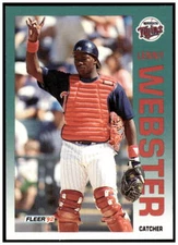 1992 Fleer #220 Lenny Webster NM