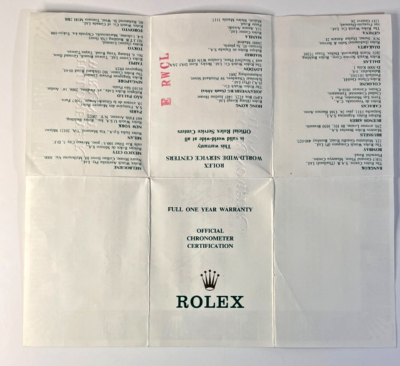 Rolex original paperwork 16613 perfect condition | eBay