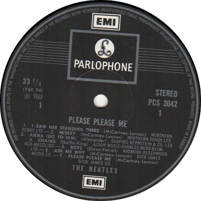 ビートルズBEATLES/ PPM/UK The Beatles – Please Please Me – Vinyl (3rd Press, Yellow