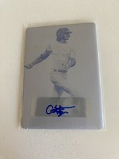 2021 Leaf RC Gage Harrelson Yellow Plate 1/1 BA-GH1