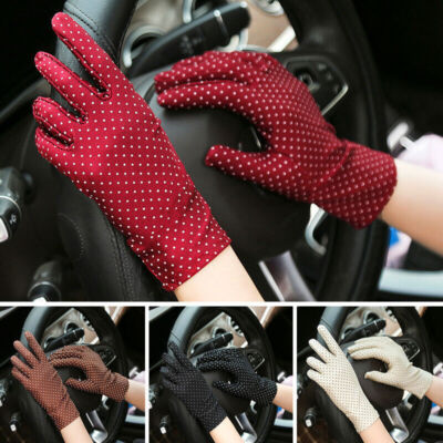 Women Gloves Spandex Sunscreen Elasticity Etiquette Short White Gloves