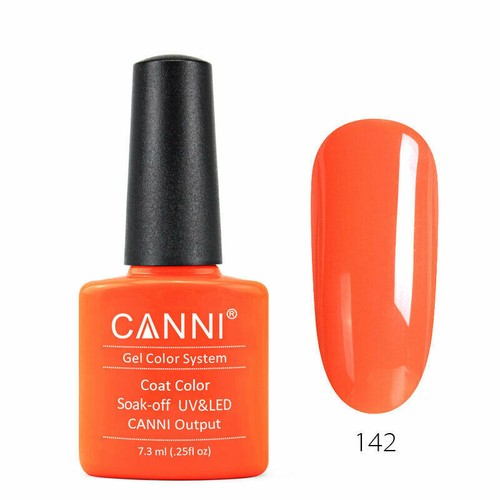 CANNI Nail Gel Polish CANNI Soak Off UV LED Colour Glitter Base Top coat Varnish - Picture 133 of 221