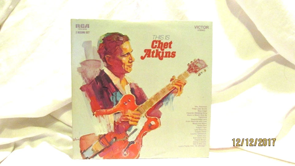 1972 Чет Аткинс это Чет Аткинс RCA Victor 2 LP набор VPS-6030 кантри поп - Изображение 2 из 4