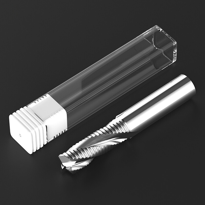Solid Carbide Roughing End Mill Spiral Router Bit Cutter For Aluminum ...