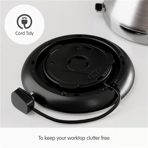 Morphy Richards Kettle Venture Pyramid Brushed Rapid Boil Stainless Steel 1.5L - Picture 7 of 9