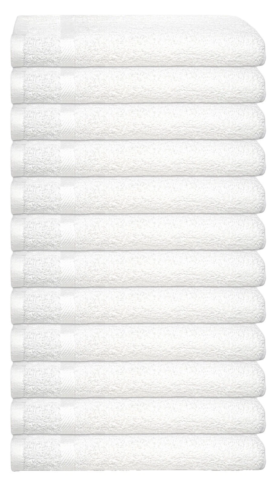 White 100% Cotton Bath Sheet Towels and Washcloths