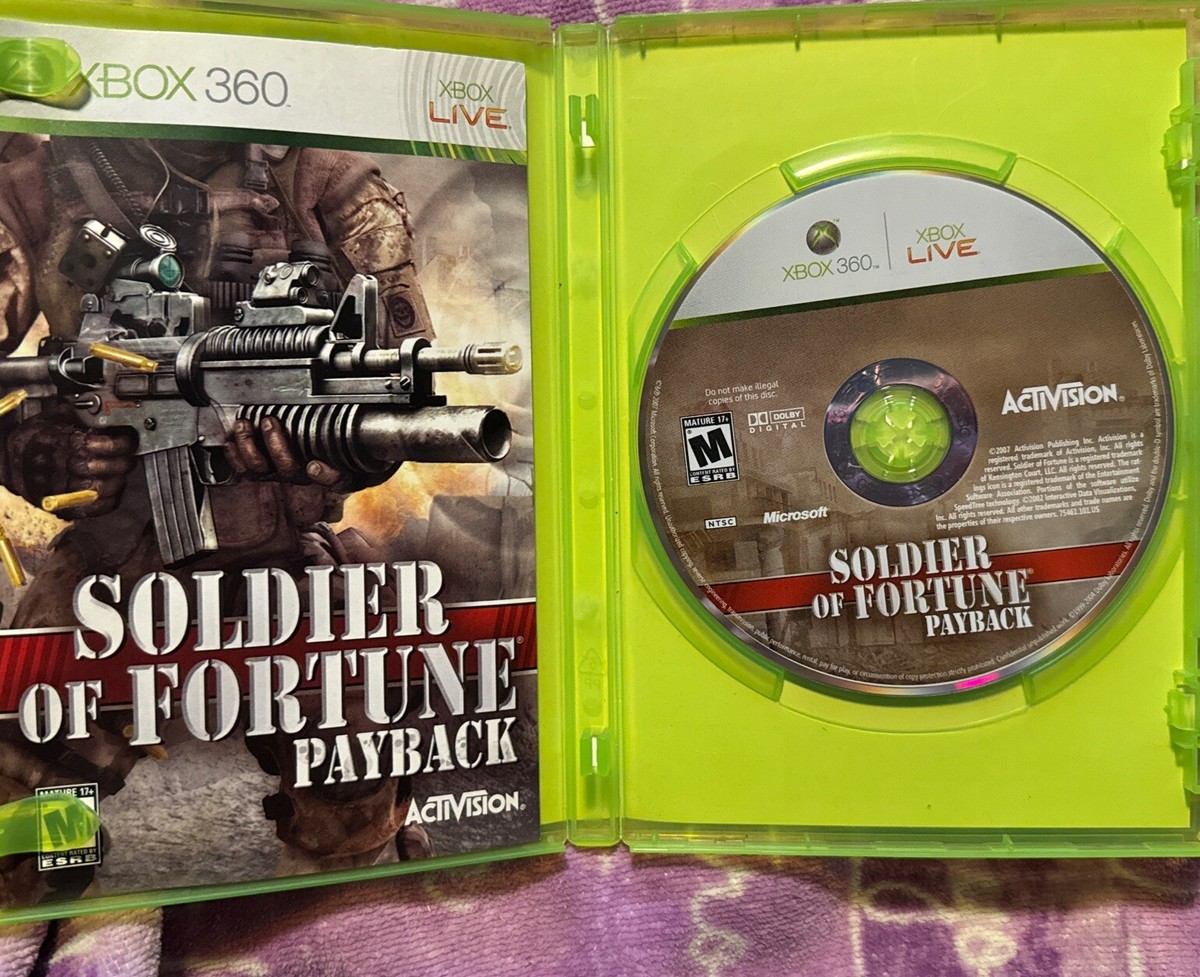 Soldier of fortune payback Xbox 360 - Jeux vidéo