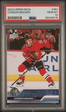 2023 Upper Deck Connor Bedard Young Guns PSA 10 Rookie RC