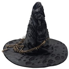 Ripped Witch Hat for Halloween Decorations Masquerade Cosplay Costume