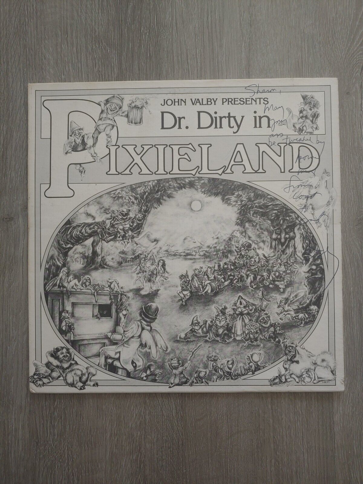 Dr Dirty Valby Dr. Dirty Pixieland -LP Vinyl 33 RPM Artist Signed 1982 | eBay