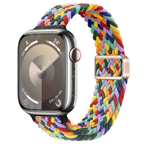 For Apple Watch Seiries 10 9 8 7 6 5 4 SE Slim Braided Magnetic Watch Band Strap - Picture 11 of 35