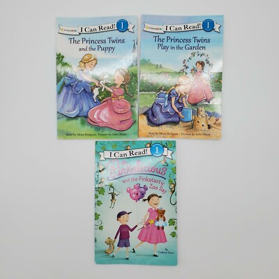 I Can Read Beginning 1 Lot Of 3 Pinkalicious The Princess Twins