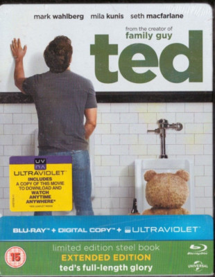 Ted (OF) (Limited Steelbook Edition) Mark Wahlberg, Mila Kunis - Blu-ray Neu