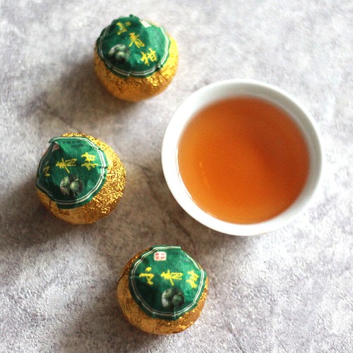 Xiao Qing Gan Chenpi Orange Pu'er Yunnan Pu-erh Tea Stuffed Tangerine Ripe 250g - Picture 4 of 16