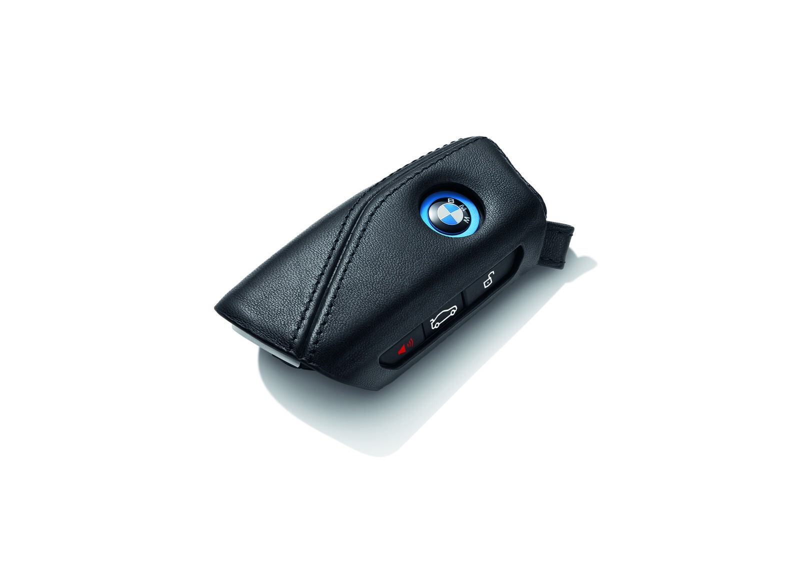 BMW Genuine Key Fob Holder Leather Ring Vehicle Car Accessory 
