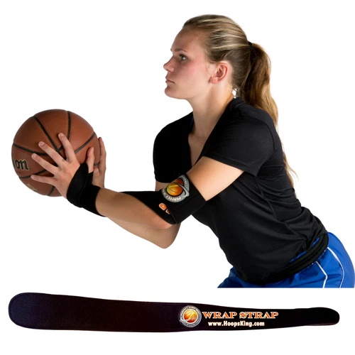 Wrap Strap Basketball Shot Training Aid for the Off Hand - Make More Shots