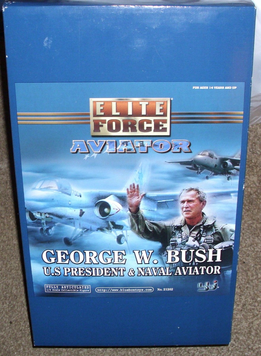 エリートフォース E W. BUSH ジョージブッシュ フィギュア Elite Force Aviator George W. Bush 12 Inch Action Figure in