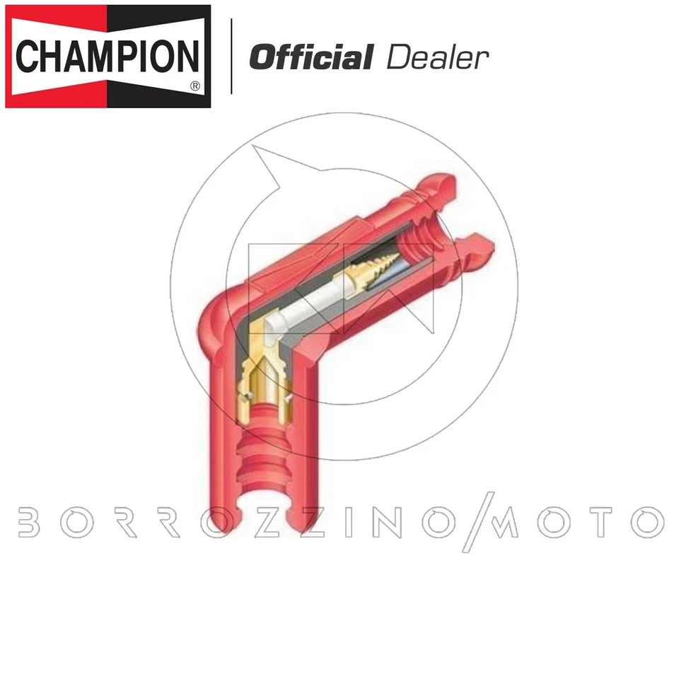 PIPETTA CAPPUCCIO CANDELA 90° CHAMPION PRO5M GAS GAS TT - 125CC Foto 4 de 4