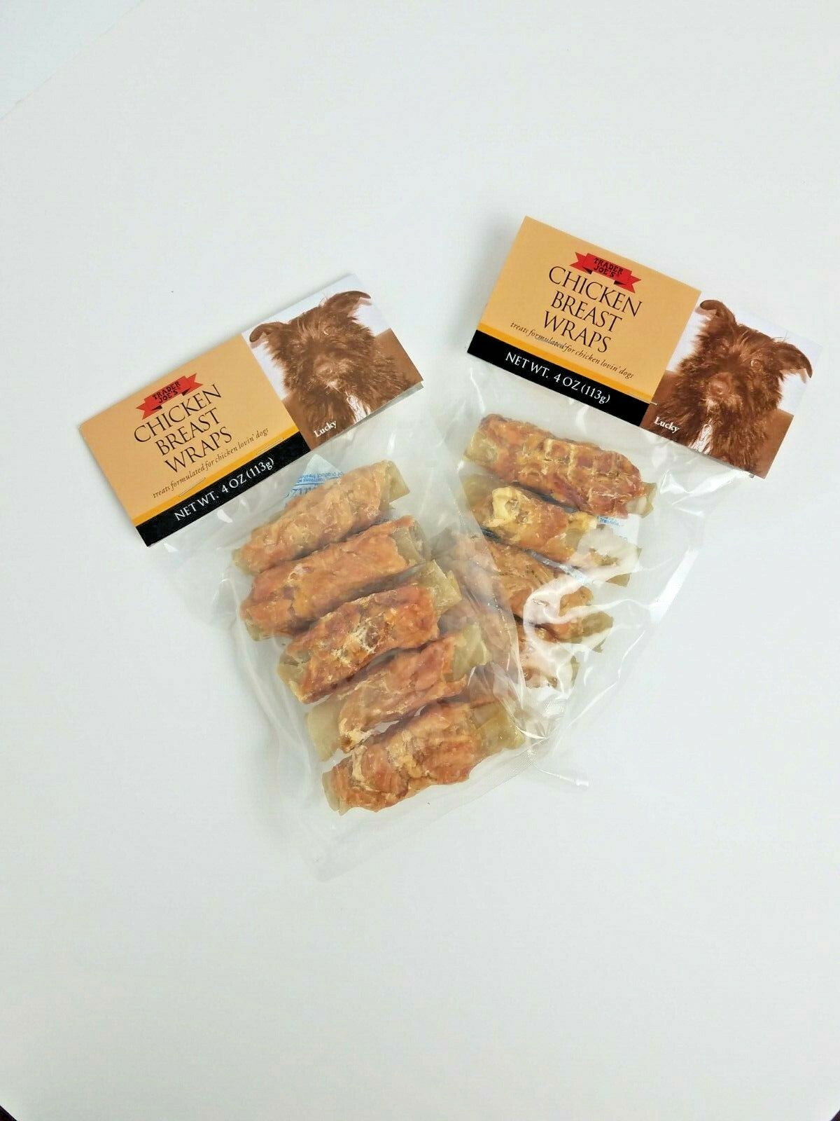 trader joe's dog treats chicken breast wraps