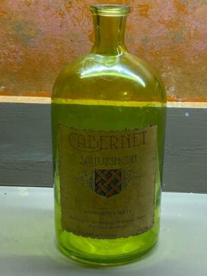  Vtg Empty Wine Bottle 750ml Cabernet Sauvignon  Redwood Valley Ukiah California